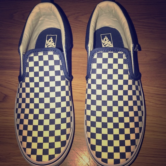 checkered vans size 9 womens